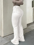 SHOPMOCHO Women Jeans Boot Cut Y2k Jeans Wide Leg Denim Pants Distressed Washed Full Ankle Length Pockets Zipper Fly High Waist Club 2026