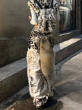 SHOPMOCHO Harajuku Y2k Jeans Patchwork Leopard Print Wide Leg Pants for Women Pantalon Femme Streetwear Straight Fashion Denim Trousers