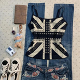 SHOPMOCHO Camisole Sexy Hot Girls America Print Grunge Halter Vest Vintage Punk Slim Crop Top Female Tank Baby Tee Y2k Punk Harajuku Camis