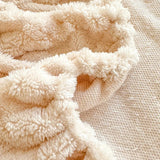 Shopmocho 1pc Winter Warm Bed Sheet with Elastic Band Single/Queen/King Mattress Cover Thick Coral Fleece Fluffy Fitted Bed Sheets for Bed