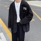 Shopmocho Autumn Western-style Men's Suit Korean Trendy Punk Style Three-piece Set Jacket Dakka Uniform Casual Scene