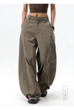 SHOPMOCHO High Waist Women Casual Pants Straight Office Ladies Korean Fashion Trousers Loose Female Pants New 2025