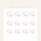 Shopmocho 24pcs Oval False Nails French Strawberry Butterfly Cat Eye Press on Nails Fake Nails DIY Manicure Detachable Nail Tips