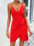 Shopmocho Cross border European and American fashion sexy V-neck dress