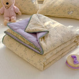 SHOPMOCHO New Sweet Printed Air-Condition Blanket Soft Skin-Friendly quilted quilt Breathable Cooling Summer Comforter Queen King Beds