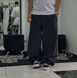 SHOPMOCHO SAtreetwear y2k high quality printing black baggy jeans harajuku trend men women hip hop fashion casual couple Wide-leg pantsY2K