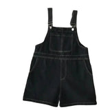 Shopmocho Blue Denim Shorts Female 2025 Summer Loose Wide Leg Shorts Korean Jumpsuit Shorts For Women