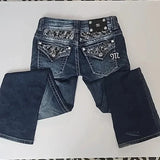 SHOPMOCHO Vintage Blue Baggy Jeans High Waist Slim Flared Trousers Gothic Womens Jeans Y2K Harajuku Hip Hop Pocket Embroidery Denim Pants