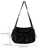 Shopmocho Fashionable Crossbody Bag with Drawstring Accent - Spacious & Secure Zipper Closure - Includes Stylish Bag Charm