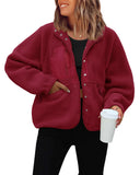 SHOPMOCHO New autumn and winter women polar fleece loose jacket y2k retro Harajuku casual street jacket top