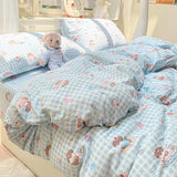 SHOPMOCHO Floral Style Duvet Cover Breathable Quilts Cover Single/Double/Queen Size Comforter Cover Home Bedding (Pillowcase Need Order)