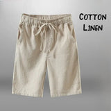 Shopmocho Men Shorts for Men Cotton Linen Casual Breathable Beach Shorts Men's Short Sweatpants Vacation Gym Basketball