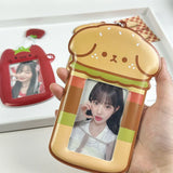 Shopmocho Kawaii Photocard Holder Kpop Photo Card Organizer Idol Photo Cards Display Supplies Photo Protector Sleeve Student Stationery