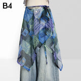 Shopmocho 190cm Summer Bohemian Hottie Jazz Belt Mesh Breathable Beach Outer Wear Multifunctional Waist scarf Accessories