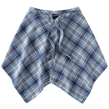 Shopmocho Fashion Tassel Hip Hop Irregular Men and Women Fake Shirt Hem Spring Autumn False Shirt Skirt Half-body Plaid Skirts Womens Saia