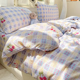 SHOPMOCHO Floral Style Duvet Cover Breathable Quilts Cover Single/Double/Queen Size Comforter Cover Home Bedding (Pillowcase Need Order)