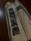 SHOPMOCHO Retro Y2K Studded Sweatpants American Embroidery Casual Wide Leg Jogging Pants Oversized Wide Leg Pants Loose Striped Sweatpants