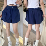 Shopmocho A* Yoga Shorts Summer Women's Thin Fast Drying Sports Breathable Elastic High Waist Loose Yoga Comfortable Running Gym Shorts