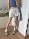 Shopmocho 2025 New Summer Loose Shorts Fashion Women Solid Pocket Retro Y2K Sportwear Wide Leg Pants Casual Streetwear Joggers Trousers