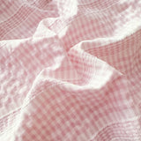 Shopmocho Pink Korean Princess Style Lace Ruffles Bedding Set Skin-friendly Seersucker Duvet Cover Set Fitted Sheet/Bed Sheet Pillowcases