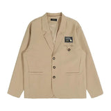Shopmocho Autumn Western-style Men's Suit Korean Trendy Punk Style Three-piece Set Jacket Dakka Uniform Casual Scene