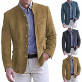 SHOPMOCHO 2025 Autumn New European and American Men's Commuting Single Breasted Casual Suit Jacket Blazers Coat for Men