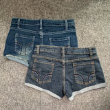 SHOPMOCHO-Summer Korean Sexy Low Waist Women Denim Shorts American Lady Y2K Elastic Slim Fit Hot Pants Female Embroidery Wrapping Jeans