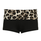 Shopmocho Rockmore Leopard Contrast Patchwork Mini Shorts Low Rise Slim Sexy Bottoms Casual Skinny Women Hot Shorts Baddie Outfits 2025