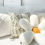 SHOPMOCHO 45x45CM Embroidered Floral Pillow Case Decor Home Light Luxury Sweet Pillow Cushion Cover Throw Square Funda Cogines De