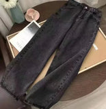 Shopmocho American New Retro Pocket Wing Embroidery Jeans Y2K Sexy Girls Low Waisted Pants Women Street Hip Hop Harajuku Gothic Punk Jeans