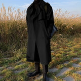 SHOPMOCHO Trench coat Brand New Spring Trench Korean Men's Fashion Overcoat Male Long Windbreaker Streetwear Men Coat Outer Wear Clothing