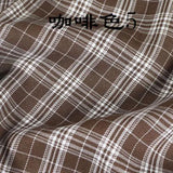 Shopmocho Fashion Tassel Hip Hop Irregular Men and Women Fake Shirt Hem Spring Autumn False Shirt Skirt Half-body Plaid Skirts Womens Saia