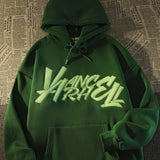 SHOPMOCHO Spring and autumn women big dchiphop street funny head hooded sweater men and women ins hip-hop loose hooded jacket tide