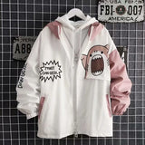 Shopmocho Korean Fashion Blackpink Long Sleeve Harajuku Zip Up Hooded Sweatshirts Top Autumn Kawaii Women's Clothing 2025 Streetwear