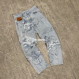 SHOPMOCHO Y2k Angel Baggy Jeans Retro High Street Cupids Arrow Men Women Pants American Hip Hop Streetwear Unisex Casual Straight Jeans