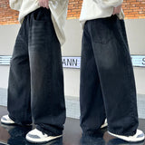 SHOPMOCHO Boys' pants Spring and Autumn New style Children's straight leg jeans Medium and large Kids' loose casual pants