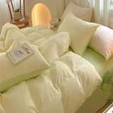 Shopmocho 100% Cotton Duvet Cover Set Double Skin Friendly Quilt Cover Set Comforter Covers Pillowcase Bedding Set Custom Size No Sheets