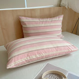 SHOPMOCHO 100 Cotton Pillowcase 2 PCS Colorful Stripe Pillow Case Bedding Black Pillow Cover Envelope Pillow Case Cover Nordic Sling