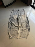 SHOPMOCHO American Y2K New Grey Printing Baggy Jeans Men Women High Street Vintage Hip Hop Harajuku Casual Joker Couple Wide-leg Pants