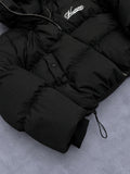 SHOPMOCHO Autumn Winter Cotton Warm Windproof Hoodie Y2k Men Women Street Casual Zipper Jacket Fashion Trendy Thick Versatile Cotton Coat