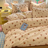 SHOPMOCHO 2025 New Lace Single Item Quilt Cover Skin-friendly Cotton Korean Version French Shell Quilt Cover Two People Use Bedding
