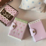 Shopmocho Travel Photo Album Small Card Storage Book Photocard Holder Card Holder 3 Inch INS Korean Style Mini Cute Photo Storage Album