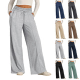 SHOPMOCHO-Women's High Waisted Wide Leg Sweatpants Casual Yoga Jogger Pants