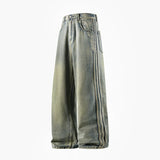 SHOPMOCHO Man Pants Jeans Baggy Jeans Loose Fit Straight Leg High Street Casual Trousers For Men Spring Autumn Trendy Wide Leg