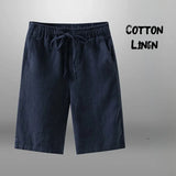 Shopmocho Men Shorts for Men Cotton Linen Casual Breathable Beach Shorts Men's Short Sweatpants Vacation Gym Basketball