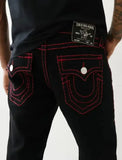 Shopmocho Harajuku Gothic Retro Pocket Embroidered Blue Baggy Jeans Buddha Embroidery Logo Jeans Y2K Men Women Low Waist Wide Leg Trousers