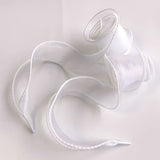 Shopmocho 4cm Wide Festoon Fishtail Organza Shoelaces Wave Chiffen Yarn Bow Laces Beauty White Casual Sneaker DE Training Shoes Laces