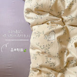 Shopmocho Korean Flowers Bedding Set 2025 New Kids Twin Full Queen Size Soft Bed Flat Sheet Duvet Cover Set Pillowcases Simple Bed Linen