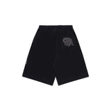 SHOPMOCHO Y2k American Retro Embroidered Pattern Hip-Hop Loose Casual Pants Men And Women Summer Streetwear Spliced Oversized Shorts