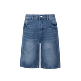SHOPMOCHO Spring 2026 Men's jeans Classic Washed Denim Shorts New Style Casual Jeans for Men Spring/summer five quarter length jeans